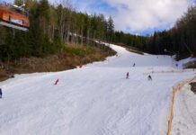 Skiareál Klínovec hlásí sníh i lyžování skoro bez front klinovec